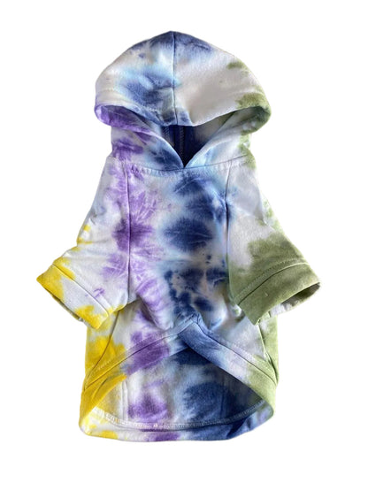 Sudadera artesanal para perro chico arcoiris