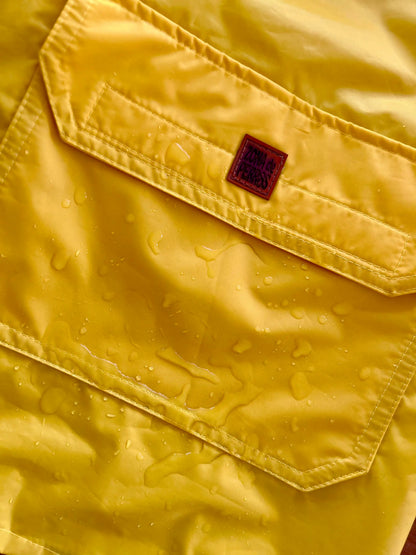 Impermeable Amarillo para Perro — Forro Afelpado