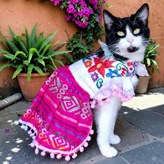 Vestido para Perro Mexicano – Cambaya Bordado