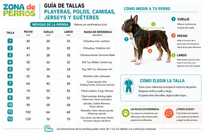 Camisa Mexicana para Perro con Sombrero Tejano