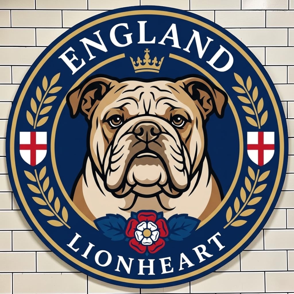 Jersey Selección de Inglaterra para Perro - Edición Especial Futbol 2026 | ZONA DE PERROS